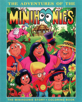 Cover of the Minihoonies coloring book